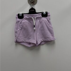 Lavender Drawstring Shorts